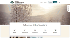 Desktop Screenshot of berg-sparebank.no