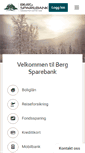 Mobile Screenshot of berg-sparebank.no